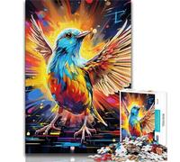 Rompecabezas de 1000 Piezas para Adultos, diseño de gorrión, desafiante y difícil, con Piezas aleatorias Que encajan Perfectamente (75x50cm)