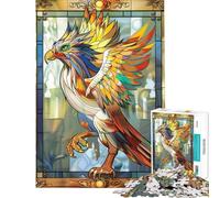 Rompecabezas de 1000 Piezas para Adultos diseño de Grifo Retro de Cristal Dorado (tamaño 50x75cm)