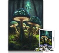 Rompecabezas de 1000 Piezas para Adultos, diseño de Hongos psicodélicos, Ideal para Relajarse en el Tiempo Libre, Corte Limpio, sin Costuras, tamaño del Juguete: 50x75cm