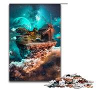 Rompecabezas de 1000 Piezas para Adultos diseño de Isla Flotante Ideal como Juego Educativo desafío Juguete Obra de Arte Regalo (75 x 50 cm)