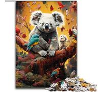 Rompecabezas de 1000 Piezas para Adultos, diseño de Koalas, Fabricado en cartón, Ideal para Adolescentes y coleccionistas, Ideal para decoración del hogar y Regalo de Viaje, 1000 Piezas(26x38cm)