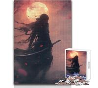 Rompecabezas de 1000 Piezas para Adultos, diseño de Kunoichi Assassin, Relajante, Tranquilo, para Interiores, Divertido, con Corte preciso, tamaño 38x26cm