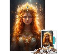 Rompecabezas de 1000 Piezas para Adultos diseño de la Diosa druida Juego de ingenio Corte de precisión Regalo de cumpleaños (tamaño 38x26cm)