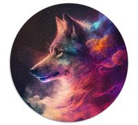 Rompecabezas de 1000 Piezas para Adultos, diseño de la Nebulosa del Lobo. Desafiantes Rompecabezas Que desarrollan la coordinación Ojo-Mano cumpleaños (67,5 x 67,5 cm).
