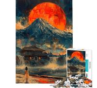 Rompecabezas de 1000 Piezas para Adultos diseño de la Tierra de los Sueños Japoneses Juguetes antiestrés decoración de Pared desafío Educativo (tamaño 50x75cm)