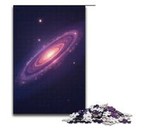 Rompecabezas de 1000 Piezas para Adultos diseño de la Vía Láctea Ideal como Juego Educativo desafío Juguete Obra de Arte Regalo 1000 Piezas (38 x 26 cm)