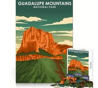 Rompecabezas de 1000 Piezas para Adultos,diseño de Las montañas de Guadalupe,Bordes limpios,Juego para ejercitar la Mente,Divertido Jugar sin Hacer Nada,Regalo Ideal para cumpleaños