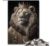 Rompecabezas de 1000 Piezas para Adultos, diseño de león, con IA generativa, desafiante Rompecabezas para armar, Juego Interactivo para Toda la Familia (tamaño 50x75cm)