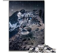 Rompecabezas de 1000 Piezas para Adultos, diseño de Leopardo de fantasía, difícil de superar, tamaño 50x75cm, Ideal para Halloween, Navidad y cumpleaños.
