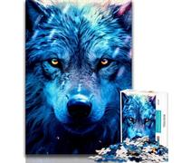 Rompecabezas de 1000 Piezas para Adultos, diseño de Lobo Adolescente, Ideal como Juguete de decoración de Pared, cumpleaños y Navidad (tamaño 75x50cm)