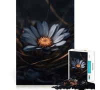 Rompecabezas de 1000 Piezas para Adultos,diseño de Margarita Azul,Ajuste preciso,Juego para ejercitar la Mente,Regalo Ideal para Relajarse o para divertirse en cumpleaños 38x52cm