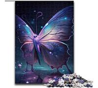 Rompecabezas de 1000 Piezas para Adultos, diseño de Mariposa cósmica de Madera, Ideal como decoración o Regalo de cumpleaños, 50x75cm, Ideal para Adolescentes