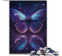 Rompecabezas de 1000 Piezas para Adultos, diseño de Mariposa cósmica de Madera, Ideal para el hogar, 50x75cm, cumpleaños