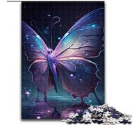 Rompecabezas de 1000 Piezas para Adultos, diseño de Mariposa cósmica, Ideal para cumpleaños, Navidad, Halloween (tamaño 26x38cm)