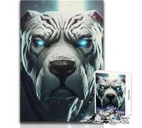 Rompecabezas de 1000 Piezas para Adultos, diseño de Mastín Argentino cibernético, un pasatiempo Tranquilo y satisfactorio, con Enclavamiento, Corte de precisión, tamaño 50x75cm