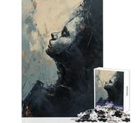 Rompecabezas de 1000 Piezas para Adultos diseño de melancolía monocromática Ideal para decoración del hogar Regalo de cumpleaños Juego práctico Actividades Divertidas en casa tamaño 50x75cm