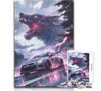 Rompecabezas de 1000 Piezas para Adultos, diseño de Monstruos futuristas, Ideal para días de Ocio, Juguete de Corte Ajustado y fiable, tamaño 50x75cm