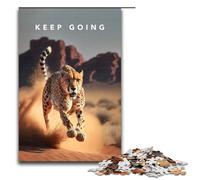 Rompecabezas de 1000 Piezas para Adultos diseño de motivación Sigue adelante decoración de Pared cumpleaños y Navidad 75x50cm