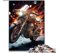 Rompecabezas de 1000 Piezas para Adultos, diseño de Moto de fantasía, Rompecabezas Imposible para Adultos, tamaño 26x38cm, decoración artística DIY, Regalo de cumpleaños