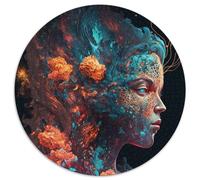 Rompecabezas de 1000 Piezas para Adultos, diseño de Mujer Coral Rompecabezas para el Cerebro y decoración del hogar Fiestas 1000 Piezas (67,5x67,5cm)