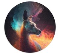 Rompecabezas de 1000 Piezas para Adultos,diseño de Nebulosa Canguro,Rompecabezas Redondos de 1000 Piezas para Adultos,Rompecabezas y decoración del hogar, Fiestas,67,5x67,5cm