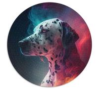 Rompecabezas de 1000 Piezas para Adultos, diseño de Nebulosa dálmata, Redondo, cumpleaños, desafiante Juego de ingenio, 67,5 x 67,5 cm.