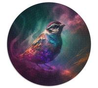 Rompecabezas de 1000 Piezas para Adultos, diseño de Nebulosa Gorrión, Redondo, cumpleaños, desafiante Juego de ingenio, 67,5 x 67,5 cm.