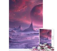 Rompecabezas de 1000 Piezas para Adultos diseño de Neptuno Paisaje de fantasía Juguete para decoración de Pared Regalo de Amigo Secreto Juegos relajantes con Piezas de Formas aleatorias