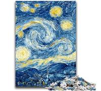 Rompecabezas de 1000 Piezas para Adultos, diseño de Night Sky, Cielo Nocturno, desafiantes Juegos Familiares, Juguete DIY para Decorar la Pared del hogar (26x38cm)