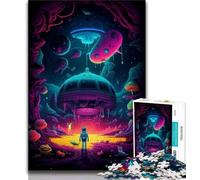 Rompecabezas de 1000 Piezas para Adultos diseño de niño en un Espacio alucinante Toda la Familia 38x26cm