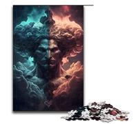 Rompecabezas de 1000 Piezas para Adultos diseño de Nubes gemelas y géminis Ideal para Navidad cumpleaños 75 x 50 cm.