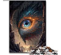 Rompecabezas de 1000 Piezas para Adultos, diseño de Ojo de fénix, de Madera Un Regalo Ideal para la Familia 50x75cm Ideal para decoración del hogar, Entrenamiento Mental y Regalos navideños