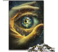Rompecabezas de 1000 Piezas para Adultos, diseño de Ojo mágico, de Madera, Colorido, para decoración del hogar y Juego Familiar Interactivo, tamaño 50x75cm
