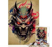Rompecabezas de 1000 Piezas para Adultos diseño de Oni Samurai sin Juguete para decoración de Pared Regalo para Juego Educativo colección de Artistas Bellas Artes tamaño 38x52cm