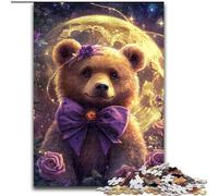 Rompecabezas de 1000 Piezas para Adultos, diseño de Osito de Madera, Ideal para Relajarse y desafiar, decoración Colorida para el hogar, Regalo Ideal para Amigos, tamaño 50x75cm