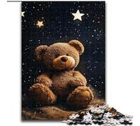 Rompecabezas de 1000 Piezas para Adultos, diseño de Osito de Peluche, Rompecabezas de 1000 Piezas para armar, Juego Interactivo Familiar (tamaño 50x75cm)