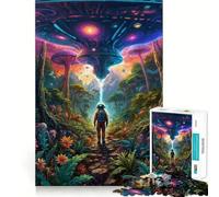 Rompecabezas de 1000 Piezas para Adultos, diseño de ovni, Encanto Celestial, decoración práctica, Juguete para ejercitar la Mente, diversión Casual, (38x52cm)