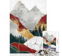 Rompecabezas de 1000 Piezas para Adultos diseño de Paisaje Dorado Juguete para decoración de Pared Regalo de cumpleaños Juego práctico Que Mejora el Amor Entre Parejas tamaño 50x75cm