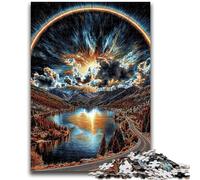 Rompecabezas de 1000 Piezas para Adultos, diseño de Paisaje fantástico, Ideal para Disfrutar en Familia en casa, Regalo de cumpleaños o de Viaje (50x75cm)