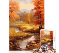 Rompecabezas de 1000 Piezas para Adultos diseño de Paisaje Natural Juguetes antiestrés Regalos de Amigo Secreto para Juegos educativos Adecuado para decoración de Escritorio tamaño 38x52cm