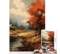 Rompecabezas de 1000 Piezas para Adultos diseño de Paisaje Natural Juguetes antiestrés Regalos de Amigo Secreto para Juegos educativos Adecuado para decoración de Escritorio tamaño 38x26cm