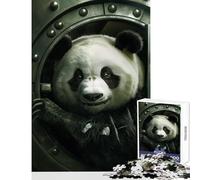 Rompecabezas de 1000 Piezas para Adultos diseño de Panda Bank Juguete Criminal decoración de Pared Regalos para Mujeres y Hombres Juegos relajantes colección de Artistas Bellas Artes tamaño 38x26cm