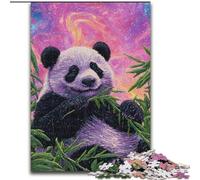 Rompecabezas de 1000 Piezas para Adultos, diseño de Panda en el Bosque de bambú, 26x38cm, decoración del hogar y para Las Vacaciones