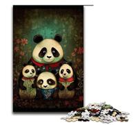 Rompecabezas de 1000 Piezas para Adultos diseño de Panda Paradise Divertido Juego Familiar para aliviar el estrés desafío difícil 75 x 50 cm