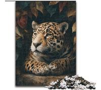 Rompecabezas de 1000 Piezas para Adultos, diseño de Pantera Negra Salvaje de la Jungla, 26x38cm, un desafiante Rompecabezas para Adolescentes, Ideal para una Noche de Juegos en Familia