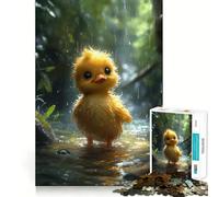 Rompecabezas de 1000 Piezas para Adultos,diseño de Patito de Dibujos Animados,Juego de lógica de Ajuste, Juguete Divertido,Juego de Juego Libre,Regalo de cumpleaños (50x75cm)