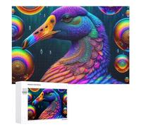 Rompecabezas de 1000 piezas para adultos, diseño de pato colorido, para adolescentes, juego práctico para mejorar la memoria, interacción entre padres e hijos, 1000 piezas