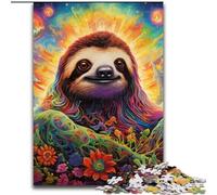 Rompecabezas de 1000 Piezas para Adultos, diseño de Perezoso, Ideal para decoración del hogar, Año Nuevo para Adolescentes (tamaño: 26x38cm)