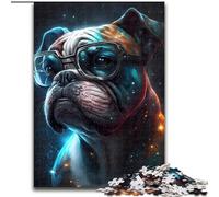 Rompecabezas de 1000 Piezas para Adultos, diseño de Perro bóxer Fabricado en cartón Ideal para decoración del hogar y la Oficina cumpleaños 1000 Piezas(26x38cm)