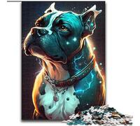 Rompecabezas de 1000 Piezas para Adultos, diseño de Perro bóxer, tamaño 50x75cm, un desafiante Juego Interactivo para Adolescentes y Familia.
